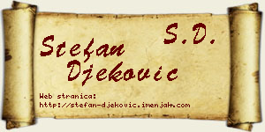 Stefan Đeković vizit kartica